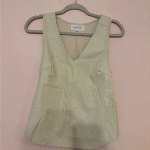 Dear John Cream V-Neck Tank Top